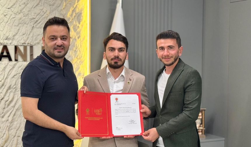 İlçe gençlik kolları başkanı değişti