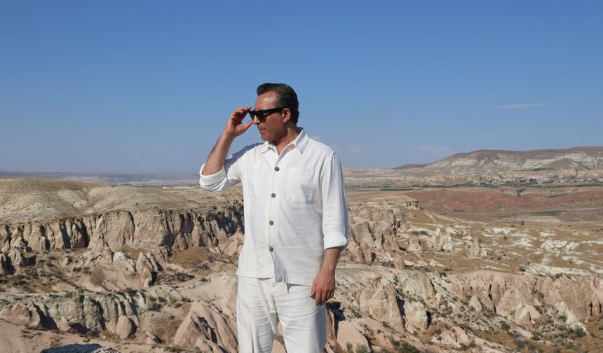 Rafet El Roman klip çekimi için Kapadokya'da