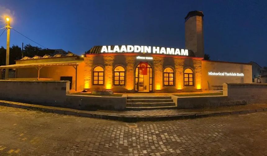 Tarihi Alaaddin Hamamı yeniden açılıyor