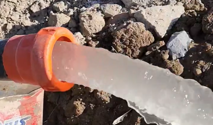 Tatlarin’de su sorunu çözülüyor