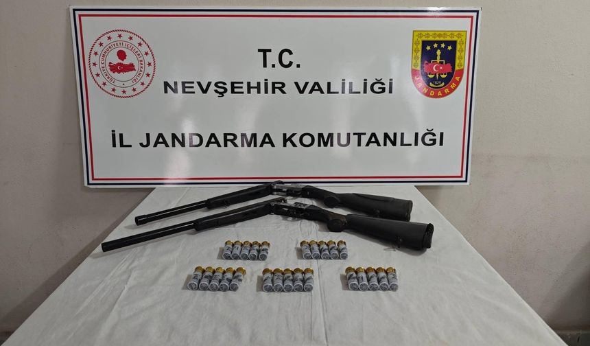Ruhsatsız silah ve fişek yakalandı: 13 bin TL ceza yazıldı