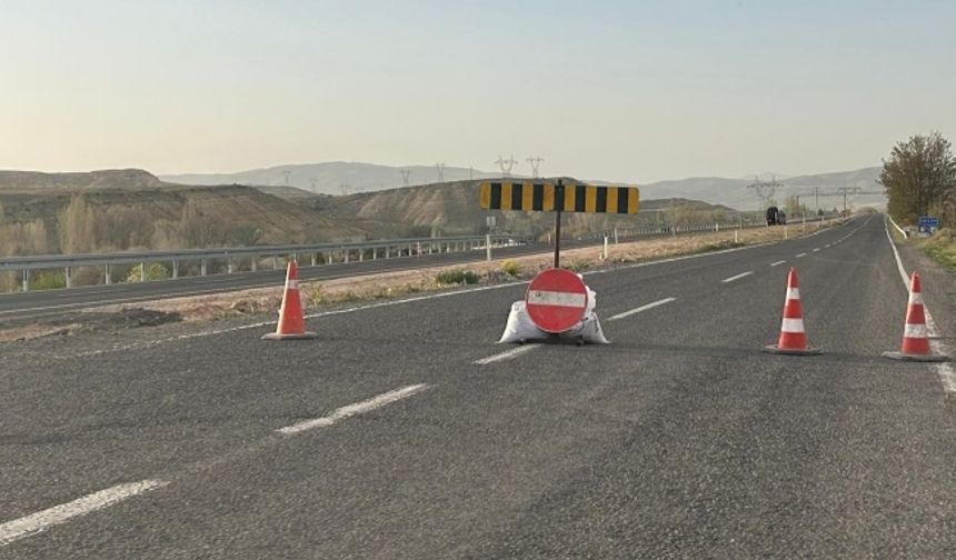 Karayollarından uyarı: Nevşehir-Kayseri yolunda çalışmalar sürüyor