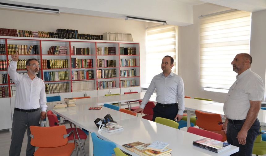 Kaymakam Açar’dan eğitim kurumlarına inceleme