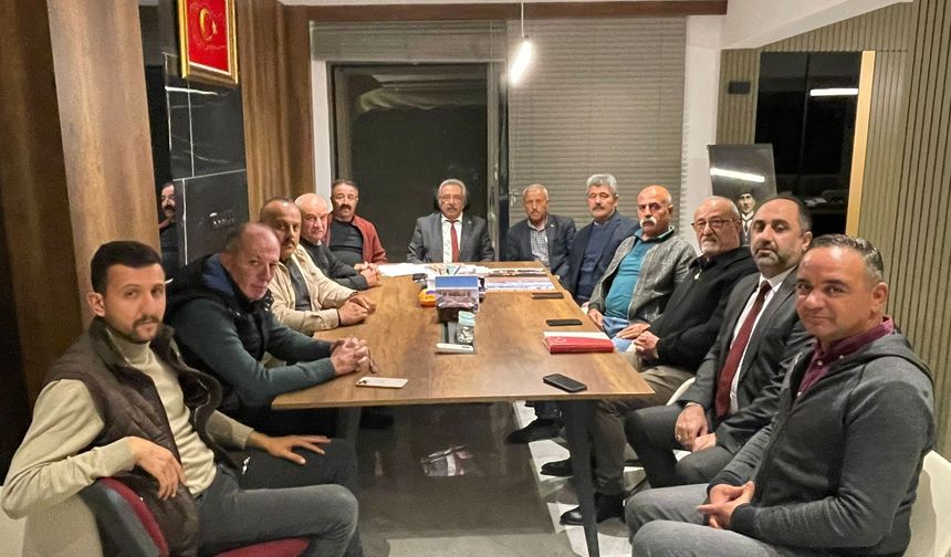 Başkan Sarıtaş muhtarlarla bir araya geldi