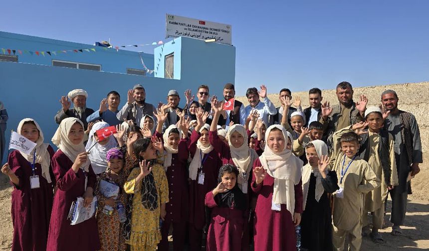 Nevşehirli hayırseverler Türkmen çocuklara el uzattı