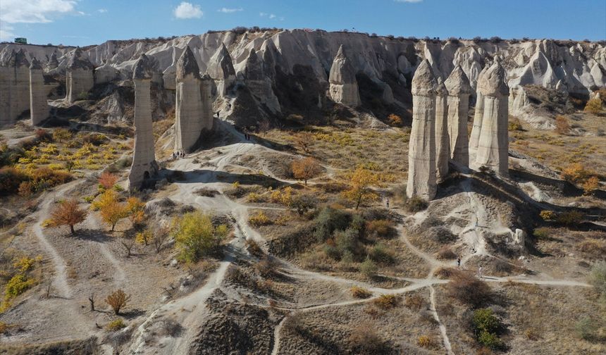 Kapadokya muhteşem renklerle birleşti