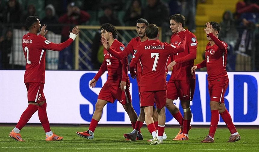 Türkiye, Bulgaristan'ı 6 golle geçti