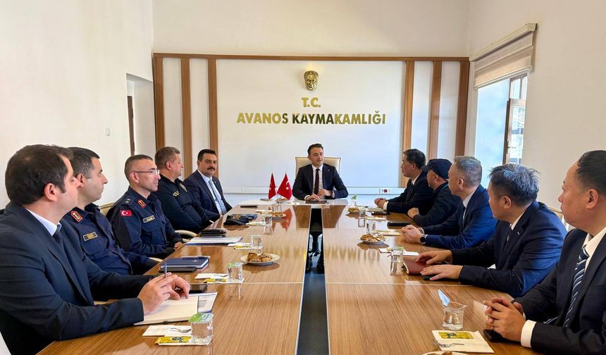 Çin heyeti Avanos’ta güvenlik toplantısına katıldı
