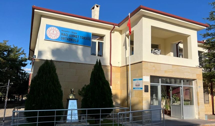 Ürgüp Hacı Ahmet Toksöz Ortaokulundan örnek proje