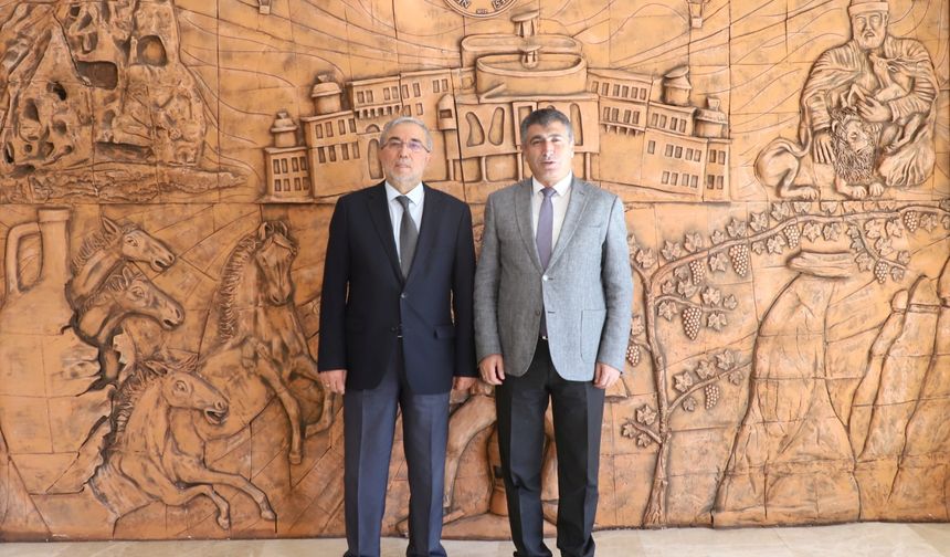 İl Müftüsü Güzel ile NEVÜ Rektörü Aktekin görüştü