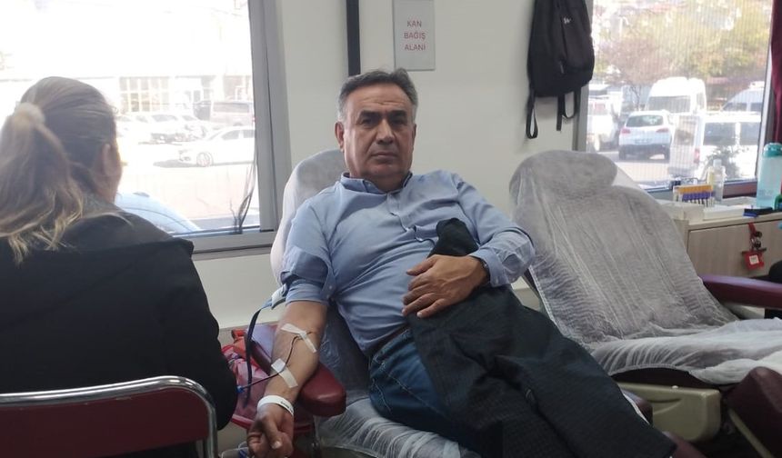 Yaşı kadar kan bağışıyla hayatlara umut oldu