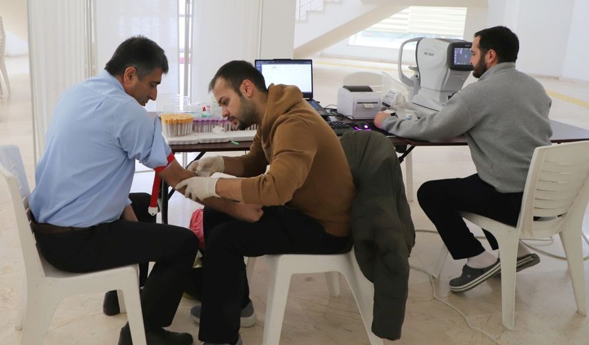 NEVÜ çalışanlarına yönelik sağlık taraması devam ediyor