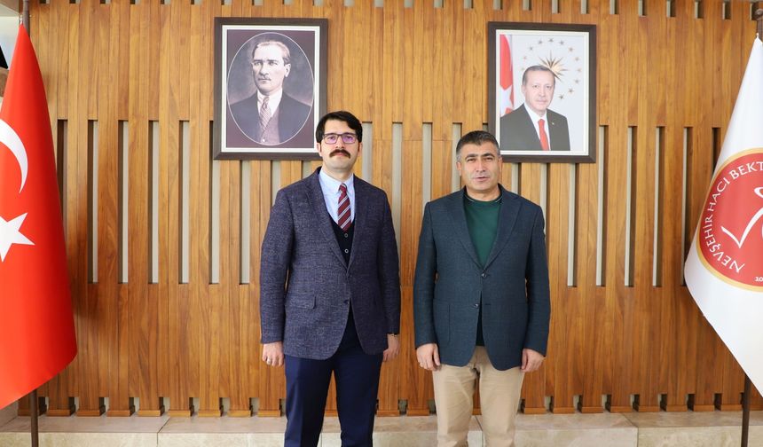 Kaymakam Coşkun ile Rektör Aktekin görüştü