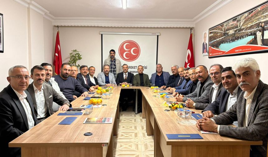 MHP istişare toplantısında bir araya geldi