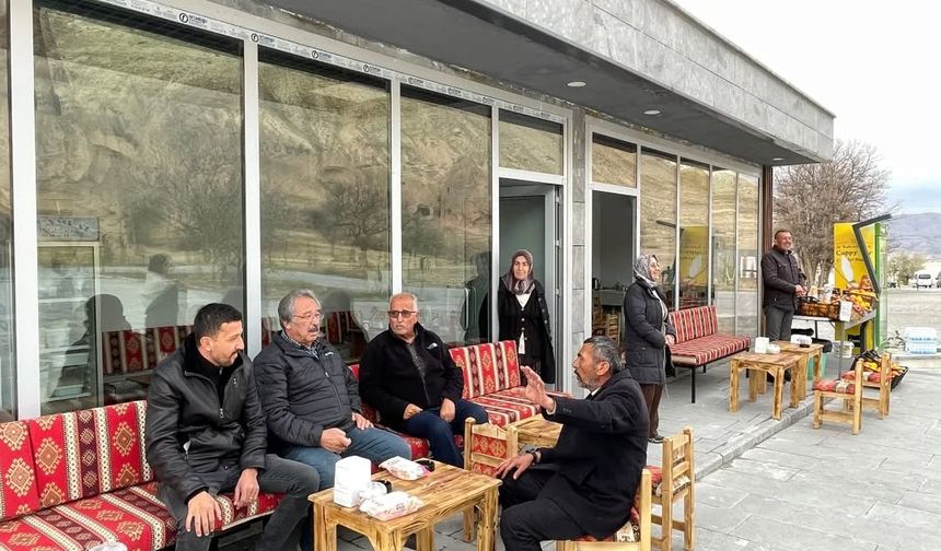 Başkan Sarıtaş Zelve esnafıyla bir araya geldi