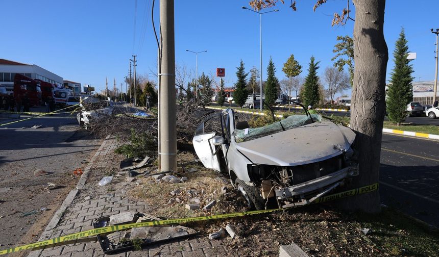 Feci kaza işte böyle görüntülendi (video)