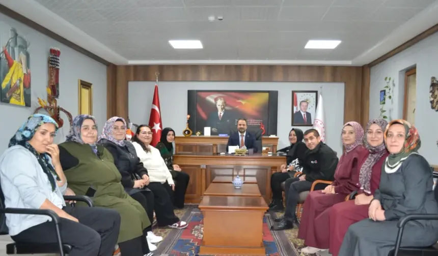 Çalışanlardan İl Müdürü Selçuk’a veda ziyareti