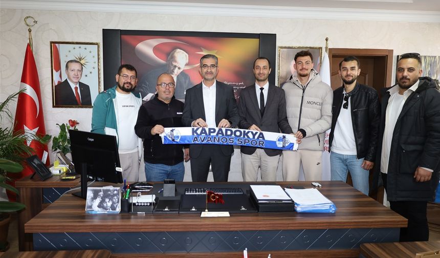 Kapadokya Avanosspor’dan Müdür Keskin’e ziyaret