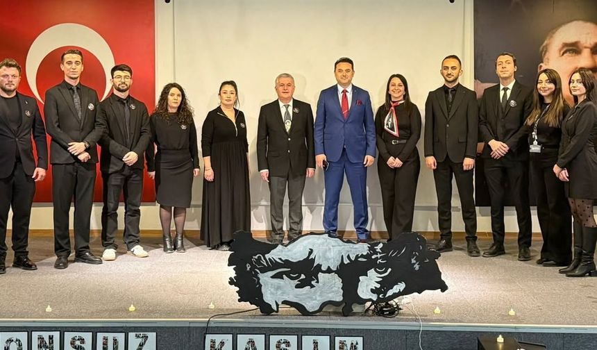 Atatürk’ü anma programı düzenlendi