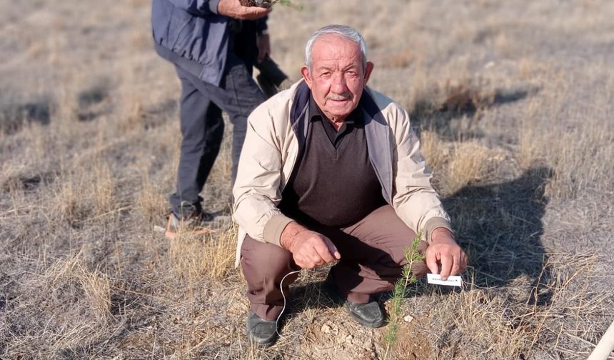 Gülşehir’de fidanlar “yeşil vatan” için toprakla buluştu