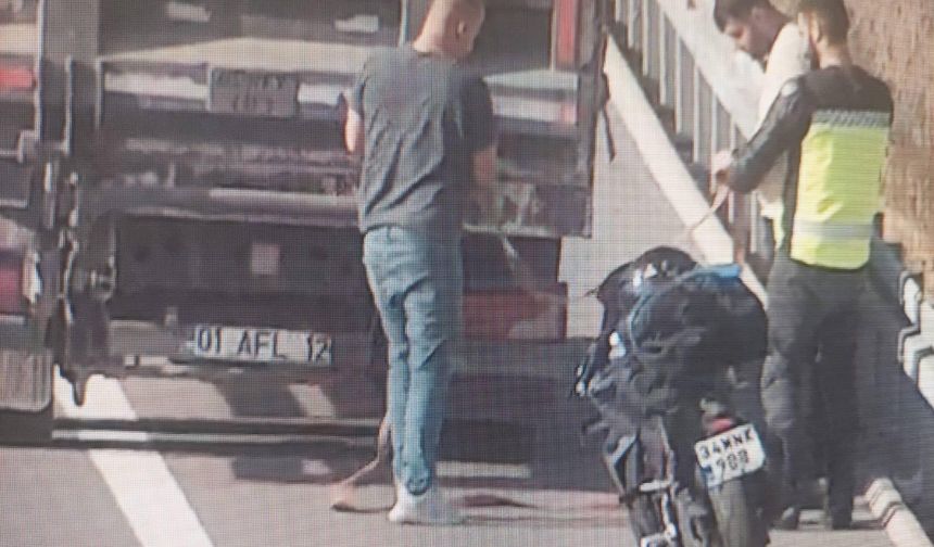 Nevşehir otoyolunda tehlikeli yolculuk