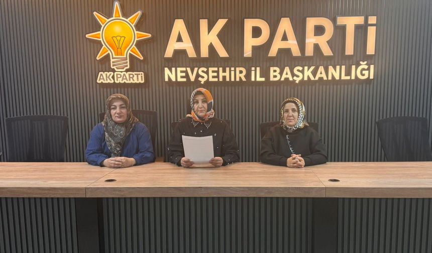 Nevşehir AK Parti’den kadın haklarına vurgu