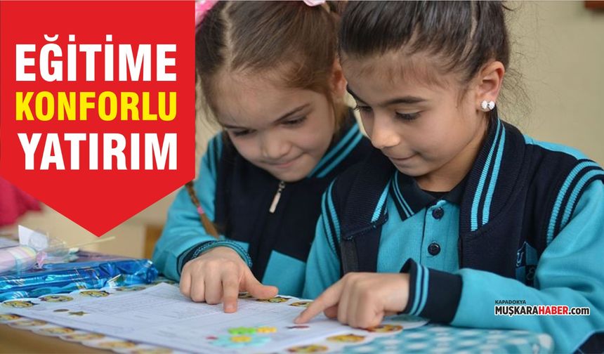 Nevşehir’deki okullar 40 milyon liraya onarıldı