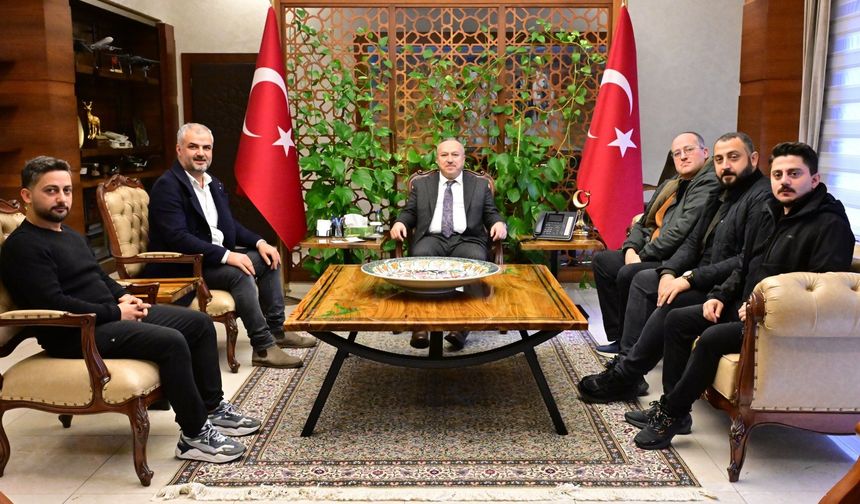 Vali Fidan, Düzceli gazetecileri makamında ağırladı