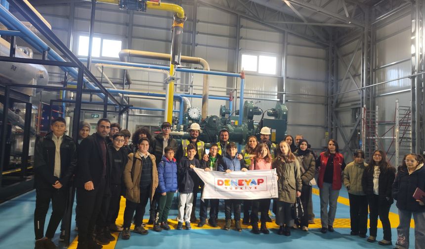 Nevşehir’de öğrenciler üretim tesisini yerinde inceledi