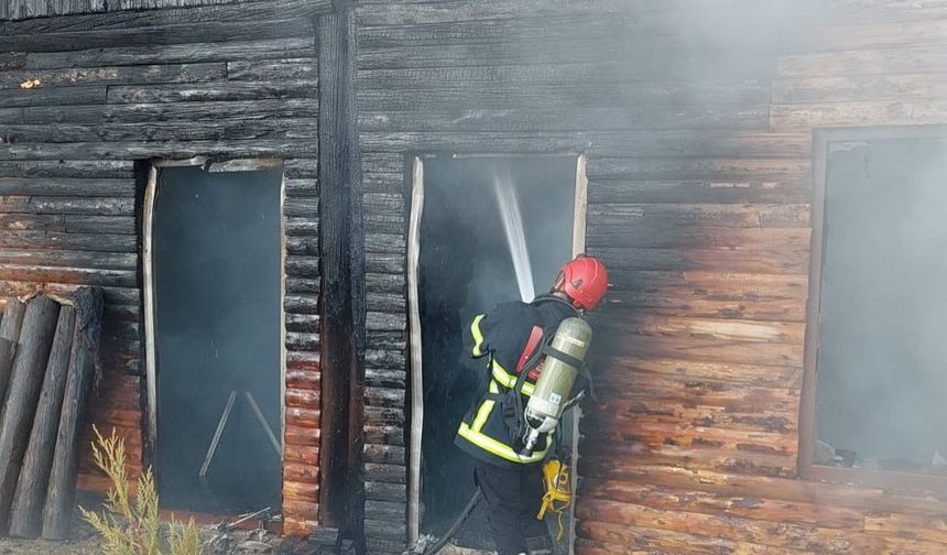 Ürgüp’te bağ evinde yangın: Faciadan dönüldü