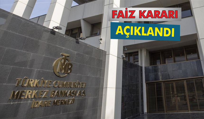 Merkez Bankası faizleri düşürdü