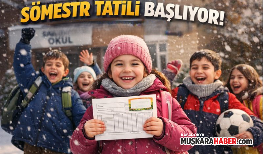 Sömestr tatili için geri sayım başladı