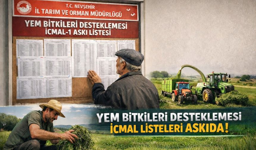 Nevşehir’de bitki desteklemesi alacaklar dikkat
