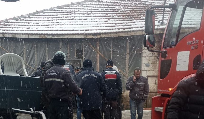 Avanos Türkeli beldesinde evde yangın çıktı