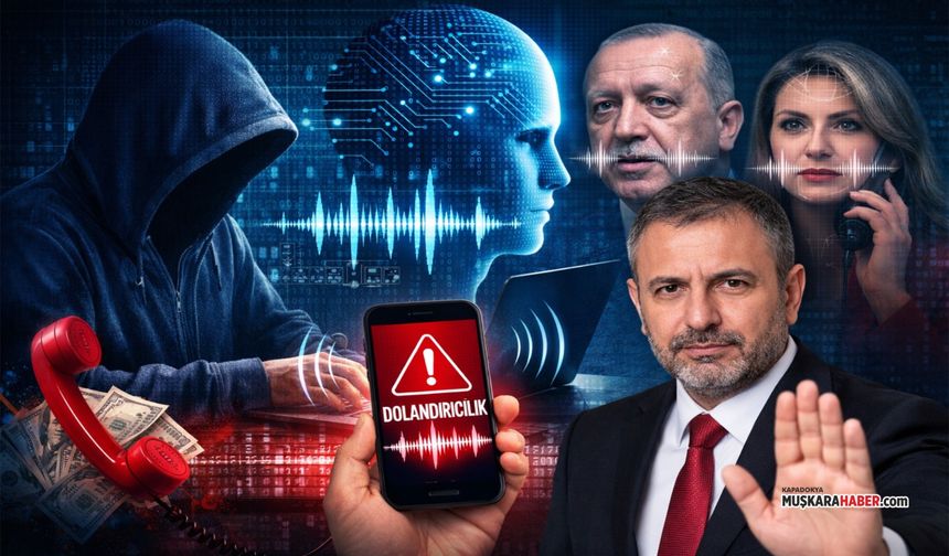 Yapay zeka ile ses dolandırıcılığına dikkat!