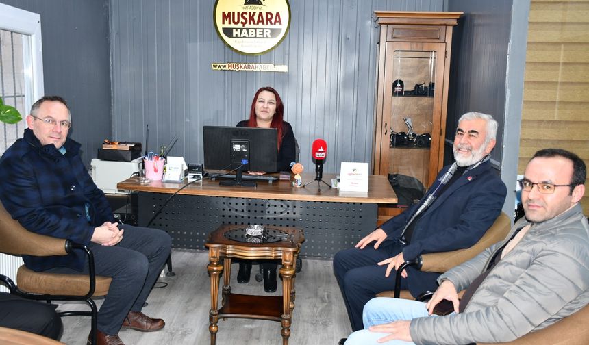 Saadet Partisi’nden Muşkara Haber’e ziyaret