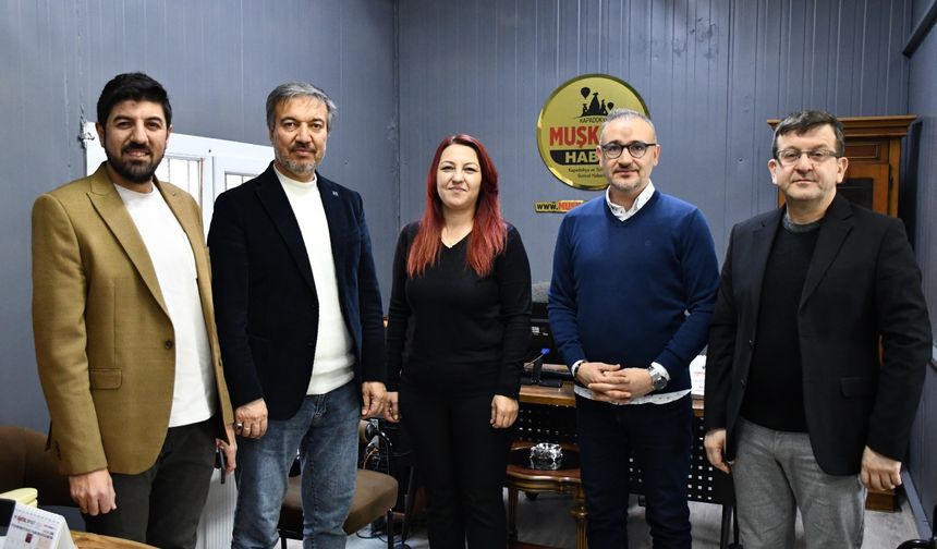 Eğitim-Bir-Sen’den Muşkara Haber’e ziyaret