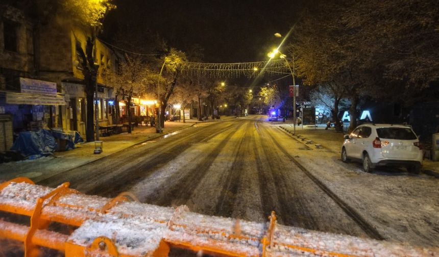 Avanos’ta 7/24 karla mücadele