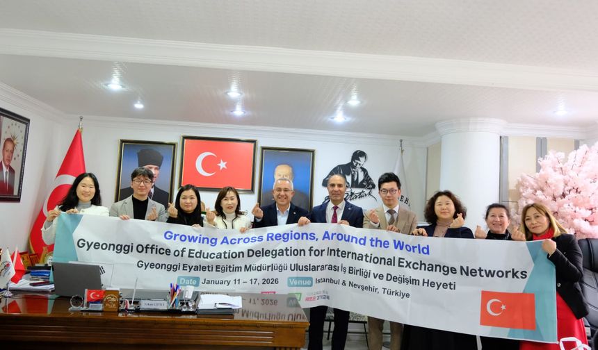 Güney Koreliler bu kez eğitim için Gülşehir’de