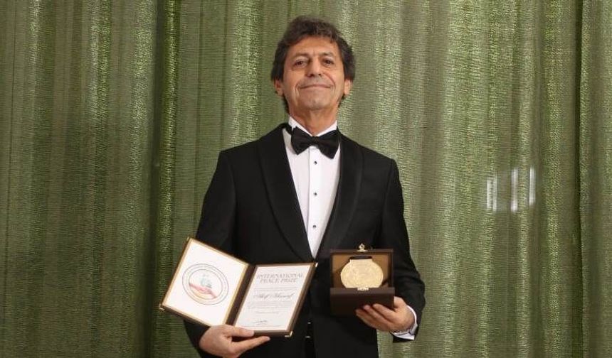 Barış elçisi Akif Manaf’a 2025 International Peace Prize onuru