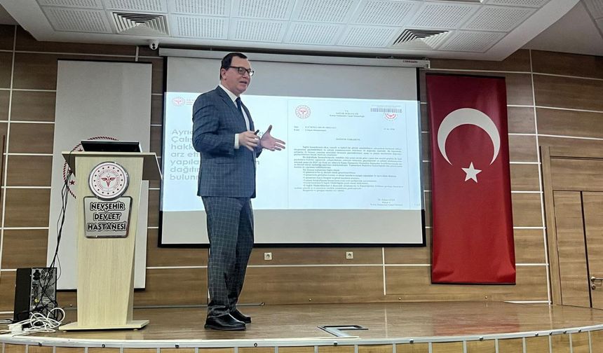Nevşehir’de kamu hastanelerinde yeni dönem: Eğitim verildi