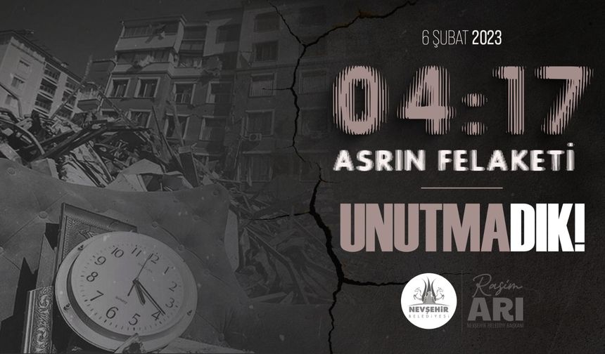 Başkan Arı depremzedeleri unutmadı