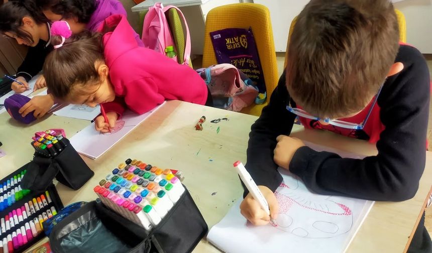 KAPEM’de çocuklar için resim sanatı kursu başladı