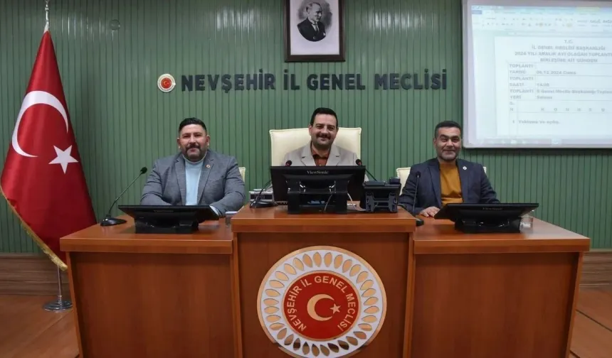 Nevşehir il genel meclisi kararları belli oldu: İşte tüm başlıklar