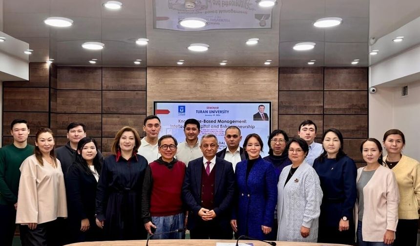 Prof.Dr. Karadal: 12.Uluslararası EMI Kongresi Kazakistan’da Turan Üniversitesi’nde