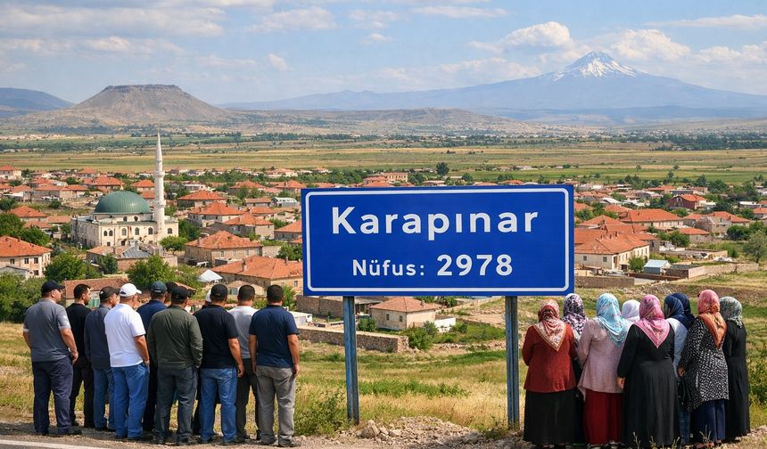 Karapınar’da erkekler çoğunlukta! 2026 nüfus verileri dikkat çekti