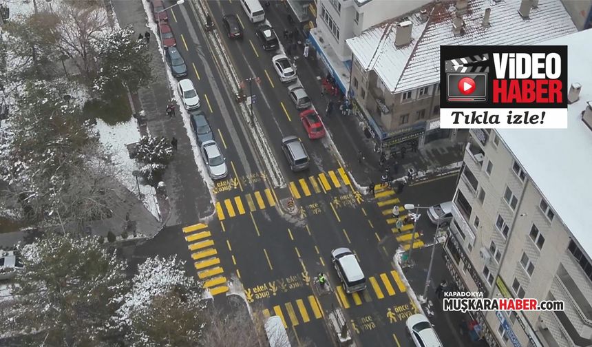 Sürücüler dikkat! Nevşehir’de drone kameraları devrede