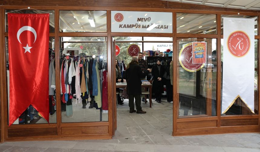 NEVÜ’den örnek proje: Kampüs Mağazası açıldı
