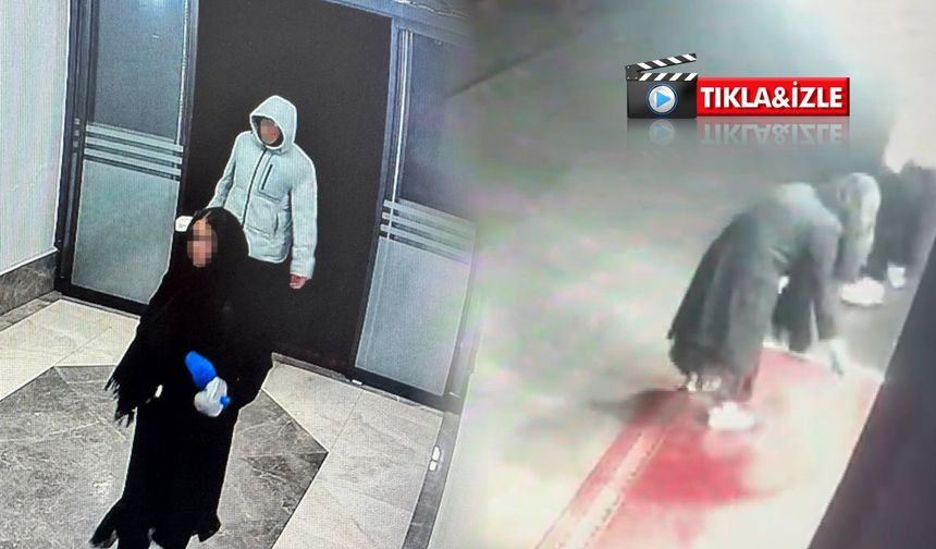 Apartman girişine gizemli madde döküldü! Büyü iddiası ortalığı karıştırdı