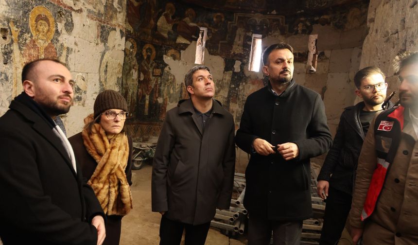 Kayseri’deki St. George Kilisesi’ne Brezilya Büyükelçisi ziyareti